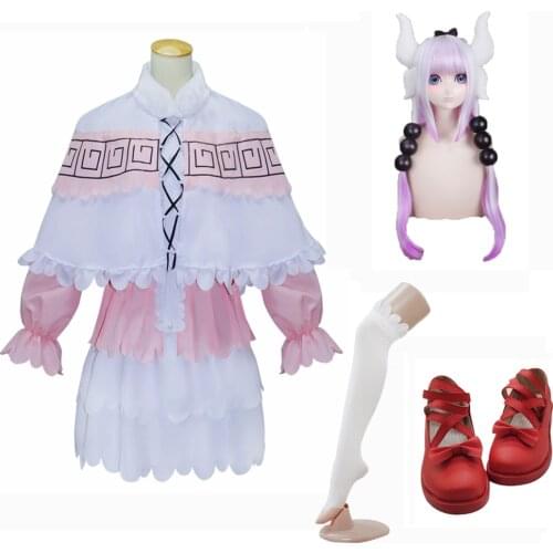 Kanna Cosplay Japanese Anime Miss Kobayashis Dragon Maid Kamui Kanna Cosplay Costumes Halloween Christmas Dress For Women