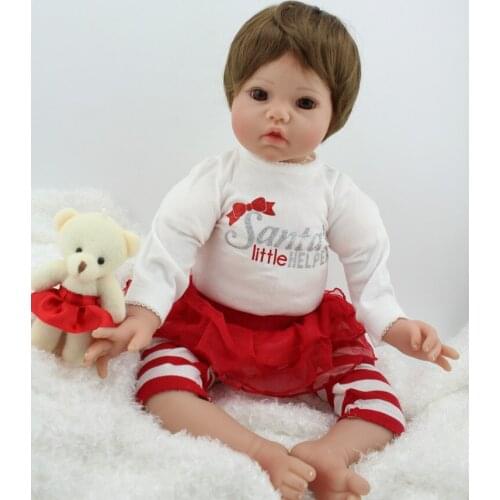 Reborn Girl l.o.l Dolls 20" 50cm vinyl silicone reborn baby doll toys for children gift vinyl toddler reborn real doll alive