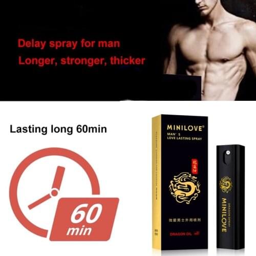 Male Delay Spray Male Anti-Premature Ejaculation Lasting Delay Enhancement of Sexual Penis Erection Spray Adult Sex Products
