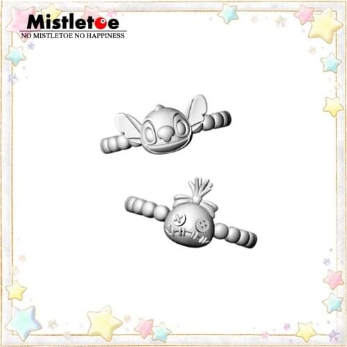 Mistletoe 925 Sterling Silver Cartoon Ring Jewelry