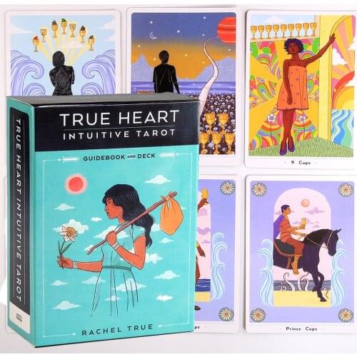 True Heart Intuitive Tarot Cards 2021 New Tarot For Beginners With Guidebook Card Game Board Game Exquisite Board Deck Divine