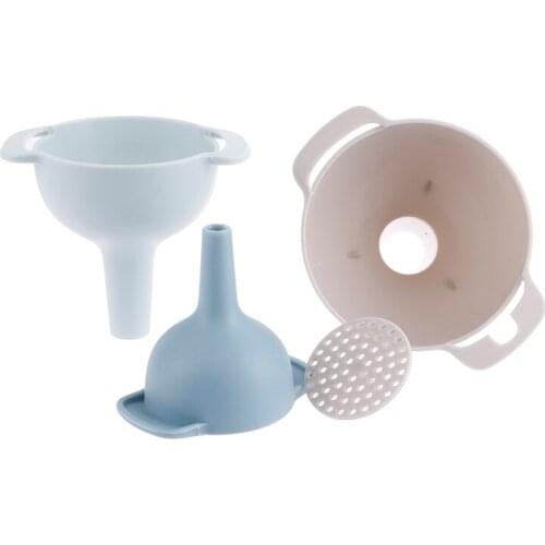 Plastic Gel Foldable Collapsible Style Funnel Hopper Kitchen Cozinha Cooking Tools Accessories Gadgets Outdoor