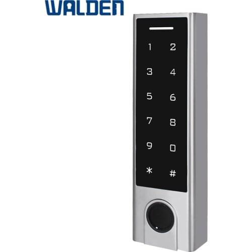 ACM Waterproof Metal Touch Keypad Standalone Fingerprint Digital Keypad Access Control with 125KHz EM Card Reader