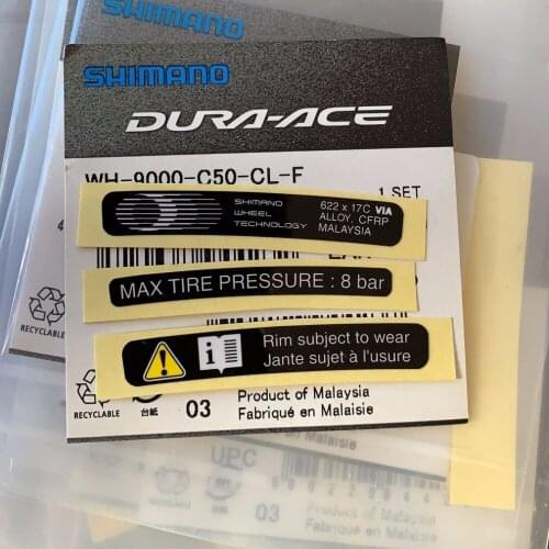 WH 9000 c50/c35 RIM STICKER UNIT 1set stickers Bicycle wheel set sticker pegatinas