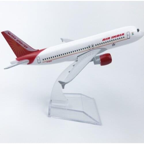 16Cm Alloy Airplane Model Air India Airplane Decoration Office Desk Decoration Souvenir Collection Birthday Gift