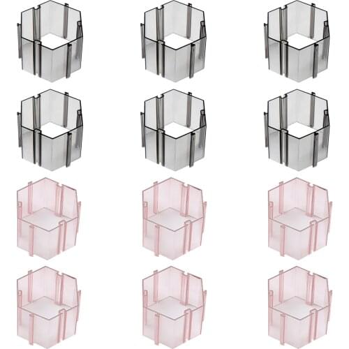 6pcs Honeycomb Drawer Organizer Grid Storage Box For Socks Ties Detachable Underwear Pantyhose Drawer Partition Organizers