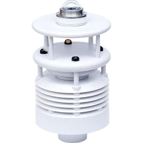 Eight parameters wind speed wind direction Temperature humidity pressure PM2.5 PM10 radiation compact weather station