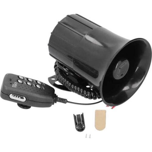 Car Alarm Horn Loudspeaker Wired Control Emergency Sound Amplifier with Mounting Parts for 12V Auto Car Firefighting