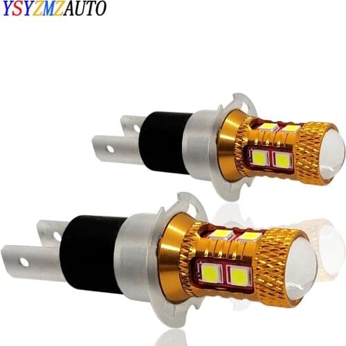 2PCS H3C Car Lights Fog Lamp H3 Super Bright 3030 9SMD 1200LM Day Lamp Driving Day Running Lamp Car Headlight White 12V