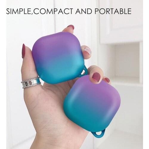For Galaxy Buds Pro Gradient Earphone Case Gradient PC Headset Case For Samsung Buds Live Sleeve Shell Charging Bag