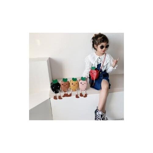 Childrens Bags Cute Carrot Crossbody Bag Fashion Cartoon Men And Women Baby Accessories Bag