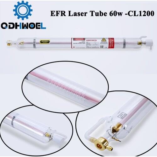 EFR 1200CL 60W Co2 Laser Glass Tube for Co2 Laser Engraving and Cutting Machine