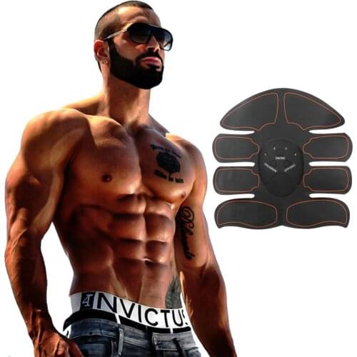 EMS Wireless Muscle Stimulator Trainer ABS Abdominal Muscle Toner Body Slimming Belt Electric Exercise Machine Fitness Equipment