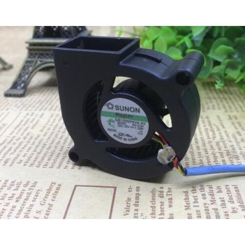 GB1205PKV4-AY 12V 1.3W 3-line Small Turbine Blower Cooling Fan Projector