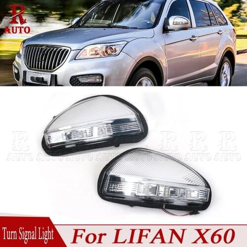 R-AUTO Left Right LED Rear View Mirror Turn Signal Light Lamp Rearview Indicator Light Steering Lamp Car Styling For LIFAN X60