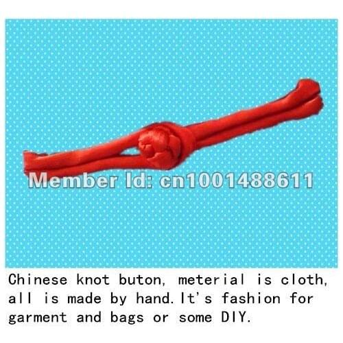 Wholesale High Quality Red Chinese Frog Button 9cm 50 pcs/lot Free Shipping for garment package doll bag