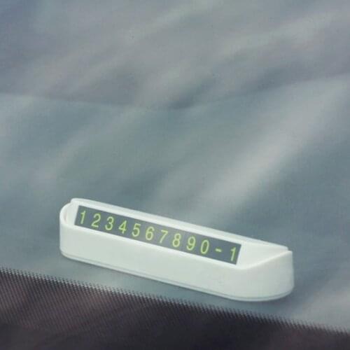 Car temporary parking card luminous phone number card board for Mercedes-Benz Series-A B C E S G M ML GLK CL CLK CLS GL GLK R