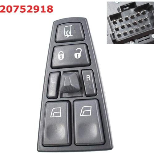Power Window Switch For Volvo Truck FH12 FH13 FM VNL 20752918 20953592 20455317 20452017 21354601 21277587 20568857 21543897