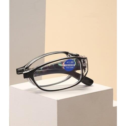 Printed Folding Anti-blu-ray Reading Glasses Womens Color Pc Full Frame Portable Middle-aged And Elderly Glasses