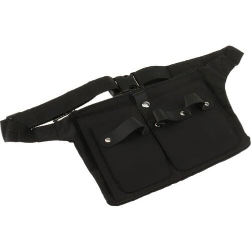 Hair Stylist Waist Bag Professional Hairdresser Canvas Waist Apron for Hairdressers Holder Case Bag