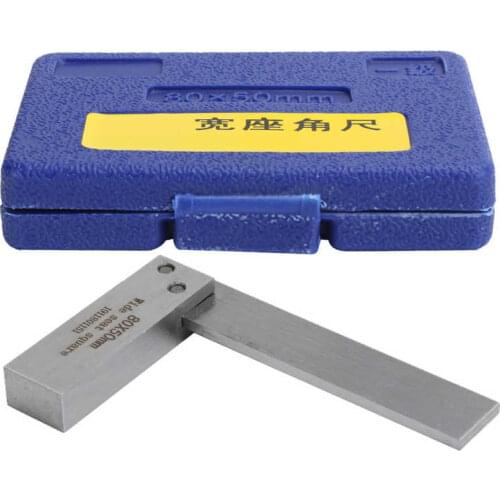 90degree Angle Ruler Carbon Steel Wide Seat Right Angle Gauge Woodworking Square Measuring Tool Ferramentas Para