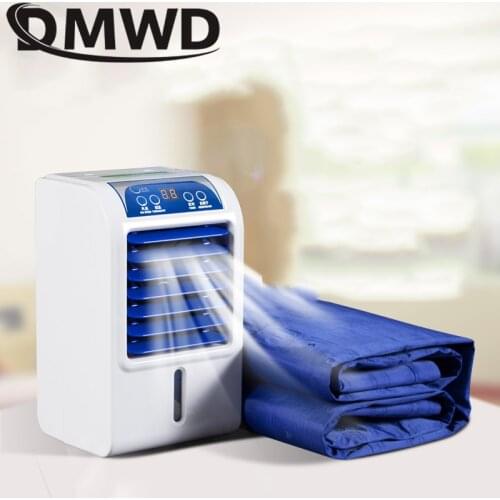 DMWD Hostel refrigeration air conditioning fan single cold type conditioner cooling fan cooler pad Cooling water cooler mattress