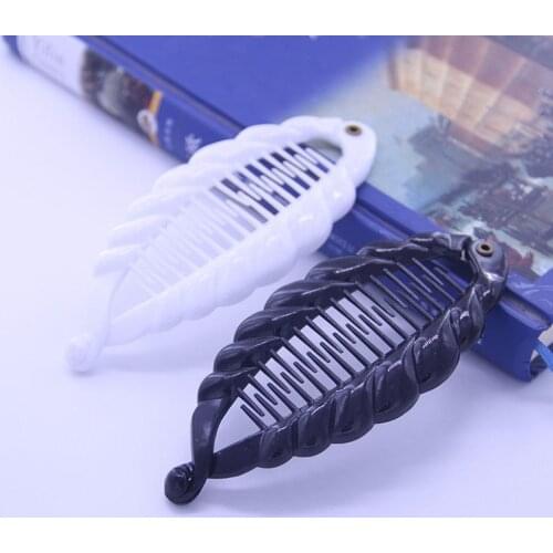 New 1 PC Fashion Diffierent Design Fishtail Clip Lady Fish Folder Fishtail Clip Hairpin Headdress Banana Shape Hair Accessories