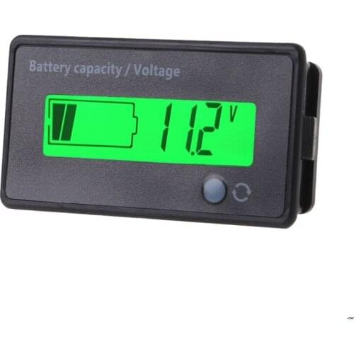 12V-84V Lead-acid Battery Capacity Indicator Voltage Meter Voltmeter LCD Monitor Tester Tools