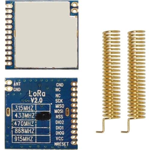2pcs/lot LoRa1278 - 4Km 100mW 433MHz High sensitivity sx1278 chip Lora module ultra long range RF Wireless Transceiver Module