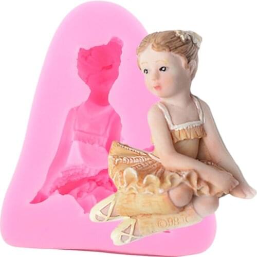 3D Angel Soap Silicone Mold Candy Chocolate Fondant Molds Baby Birthday Cake Decoration Tools Polymer Clay Candle Resin Mould
