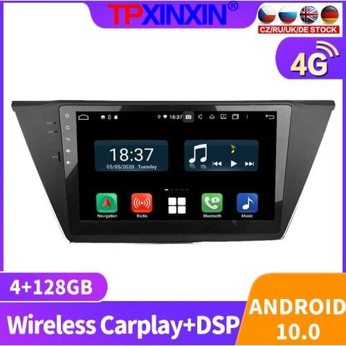 Android 10 For Volkswagen Touran 2015-2017 Car Radio Multimedia Video Recorder Player Navigation GPS Accessories Auto 2din DVD