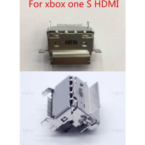 Free shipping 100pcs Original For XBOXONE Slim xbox ONES XBOXONE S HDMI-compatible Port Socket Interface Connector Jack Input