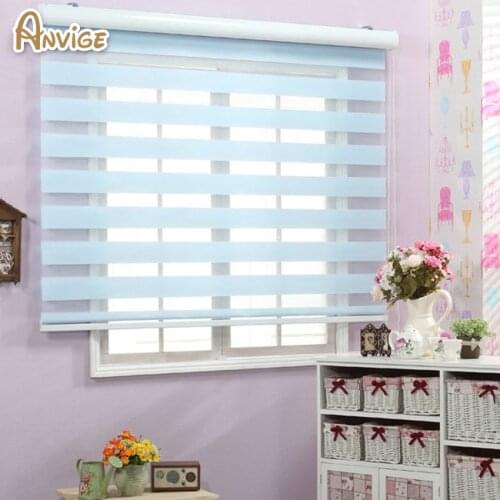 Free Shipping New Arrival Custom Made Zebra Blinds Rollor Blind Blackout Curtain For Living Room