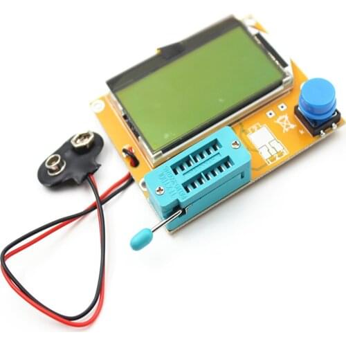 Hot LCR-T4 LCD Digital Transistor Tester Meter Backlight Diode Triode Capacitance ESR Meter For MOSFET/JFET/PNP/NPN L/C/R 1