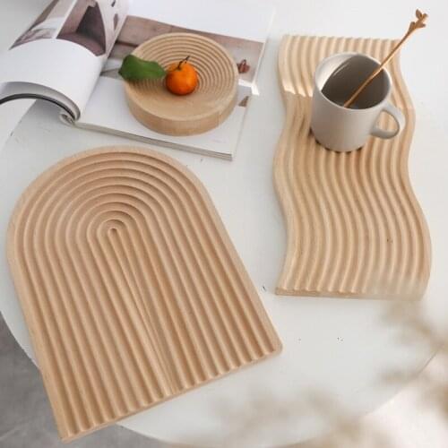 Japanese Style Wooden Chopping Solid Wood Creative Household Fruit Cake Tray Sushi Bread Cutting Board