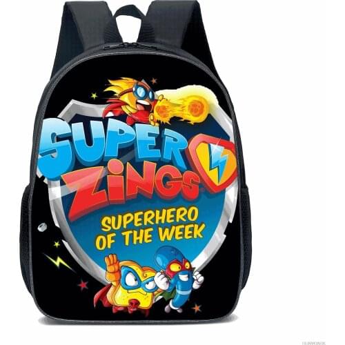 Superzings Children School Bag Kindergarten Backpack 3D Printed Kids Primary Bookbags Rucksack Children Start School Gift Bags