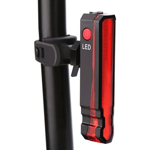 JLETOLI Bicycle Laser Taillight Super Bright USB Rechargeable Waterproof Bike Light Rear Flasing Light Night Riding Accessories