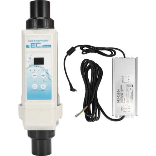 EC8/EC12/EC16/EC20 8g/h12g/h12g/h20g/H SPA Chlorine Generator Electrolyzer Swimming Pool Salt Chlorinator 100-240V Level Prompt