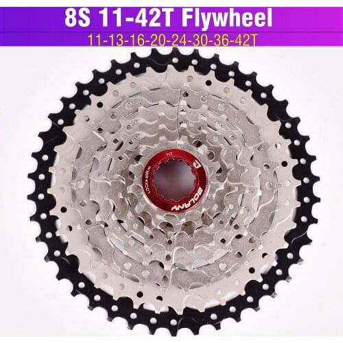 Bolany MTB Bike Freewheel Steel 8s 24s Single Speed Cassette 11-42T 40T 32T Mountain Flywheel Accessories