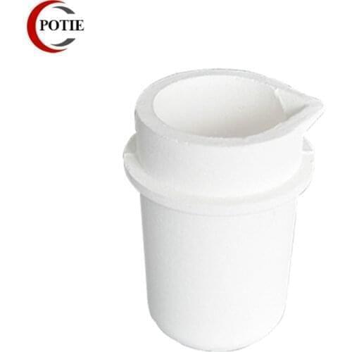 500G High Purity Ceramic Platinum Melting Crucible Cup for Gold Silver Brass Platinum Smelting Refining