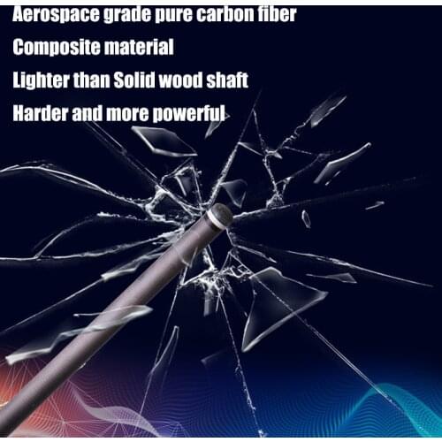 Genuine JFLOWERS JSK-103F/104F Snooker Cue Billiard Cue 10-10.2mm Tip Black Carbon Fiber Technology Professional Billiar 2019