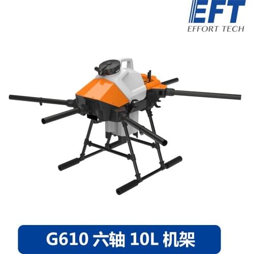 NEW EFT G610 G410 Four-Axis 10L 10kg Agricultural Spray Drone Six- Frame Folding Plug Frame