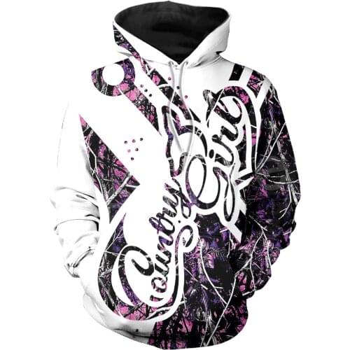 Tessffel Newest Animal Country Girl Hunter Hunting Camo 3DPrint Pullover Newfashion streetwear Zip/Sweatshirts/Hoodies/Jacket N2