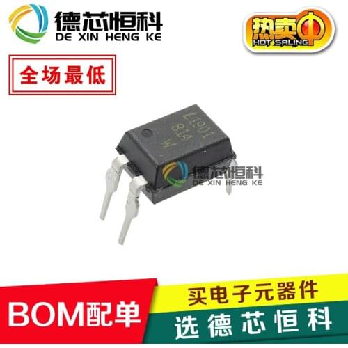 New original optocoupler LTV-814 LTV814 814 in-line DIP-4 bidirectional input optocoupler isolator