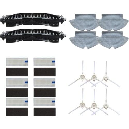 Main Brush Side Brush Mop Cloth HEPA Filter for 360 S6 Robotic Vacuum Cleaner Parts Accessories