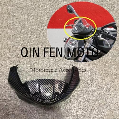 Fit For Ducati Monster 696 796 1100/S/EVO Upper Front Nose Fairing Carbon Fiber Paint