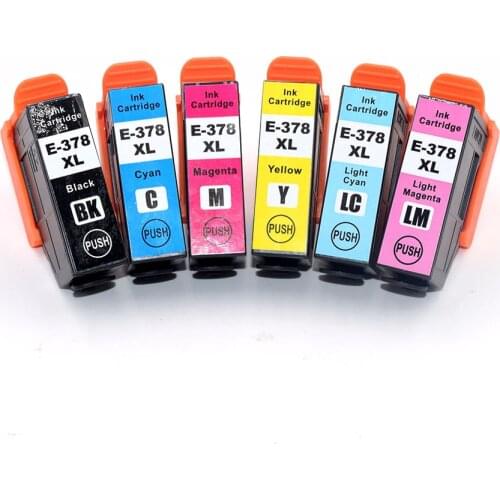 378 378xl Pre-filled Full Compatible Ink Cartridge for Epson XP-8500 XP-8505 XP-8600 XP-8605 Printer