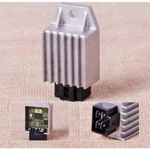 DWCX Motorbike Voltage Regulator Rectifier 12V 4Pin fit for Buggie with GY6 50cc 125cc 150cc Moped Scooter ATV Gokarts