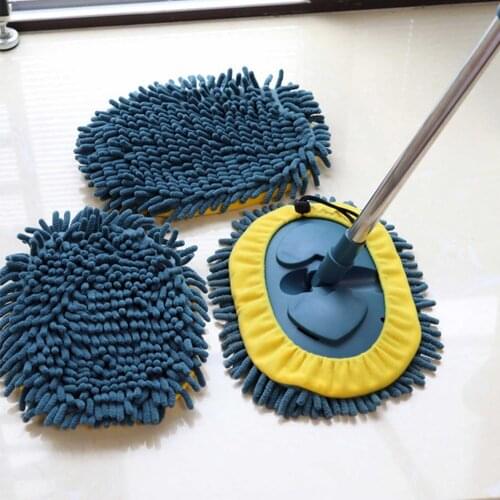 Kitchen Absorbent Mop Durable Small Floor Dust Push Tool Absorbent Glass Cleaner Ultrafine Fiber Car Cleaning Cleaning Tool