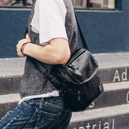 Men Small Square Single Shoulder Bag Mini Hip Hop Style Mobile Phone Casual Crossbody Bags For Men Pouch Travel Wallet Handbag